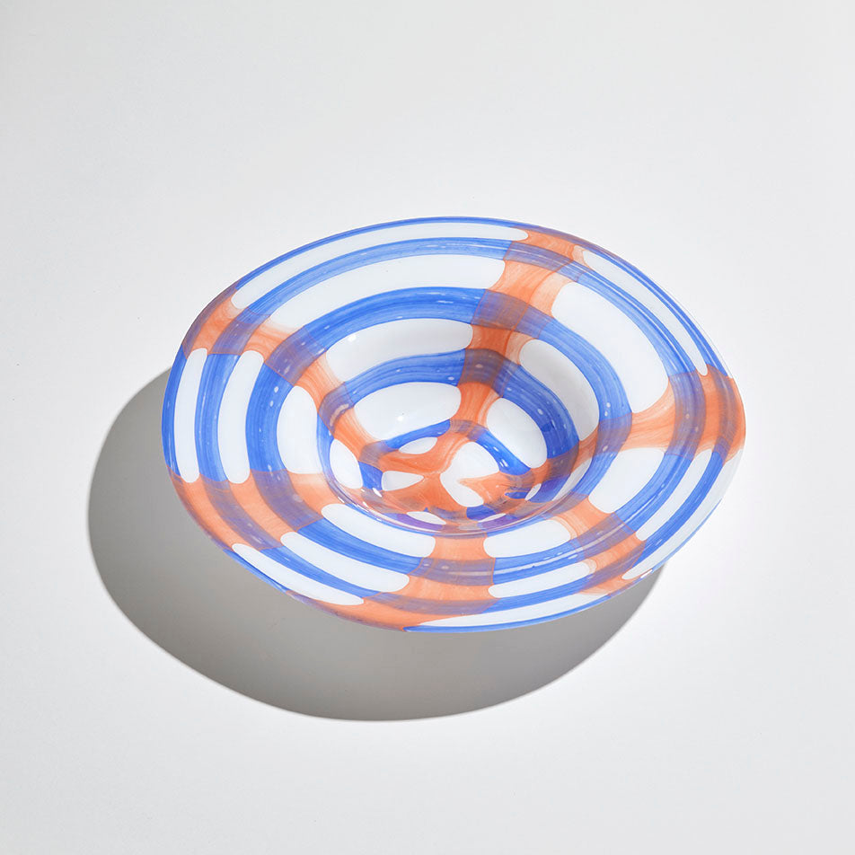 Vivid Check Fruit Bowl