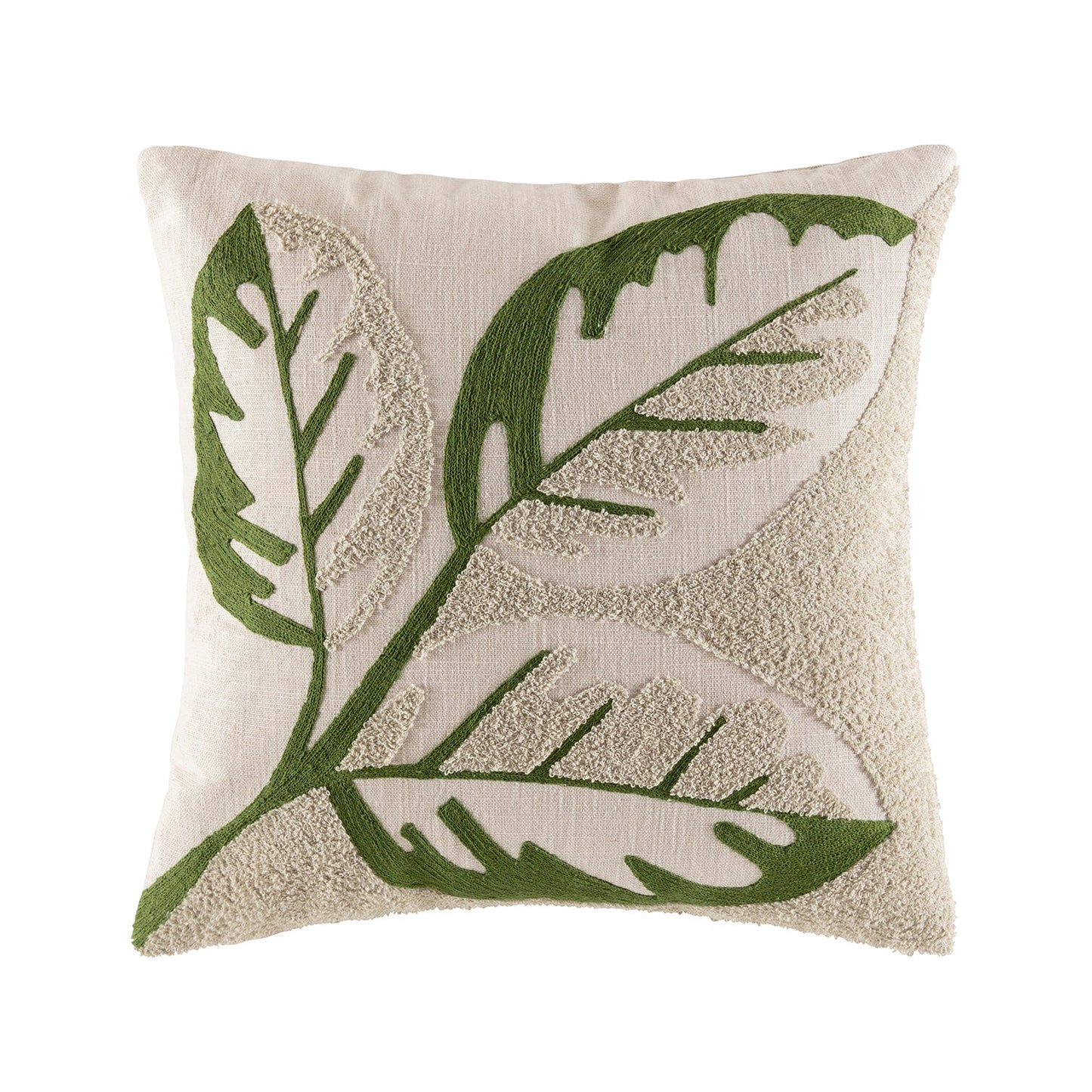 Fall Cushion Cushion KAS AUSTRALIA Green Square 50x50cm