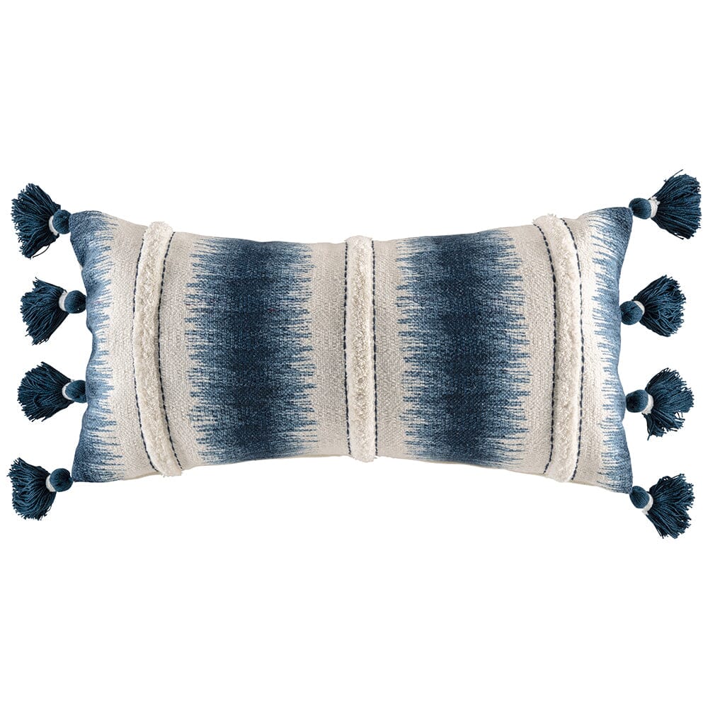 Juliette Cushion CUSHION KAS AUSTRALIA Navy Rectangle 35x70cm