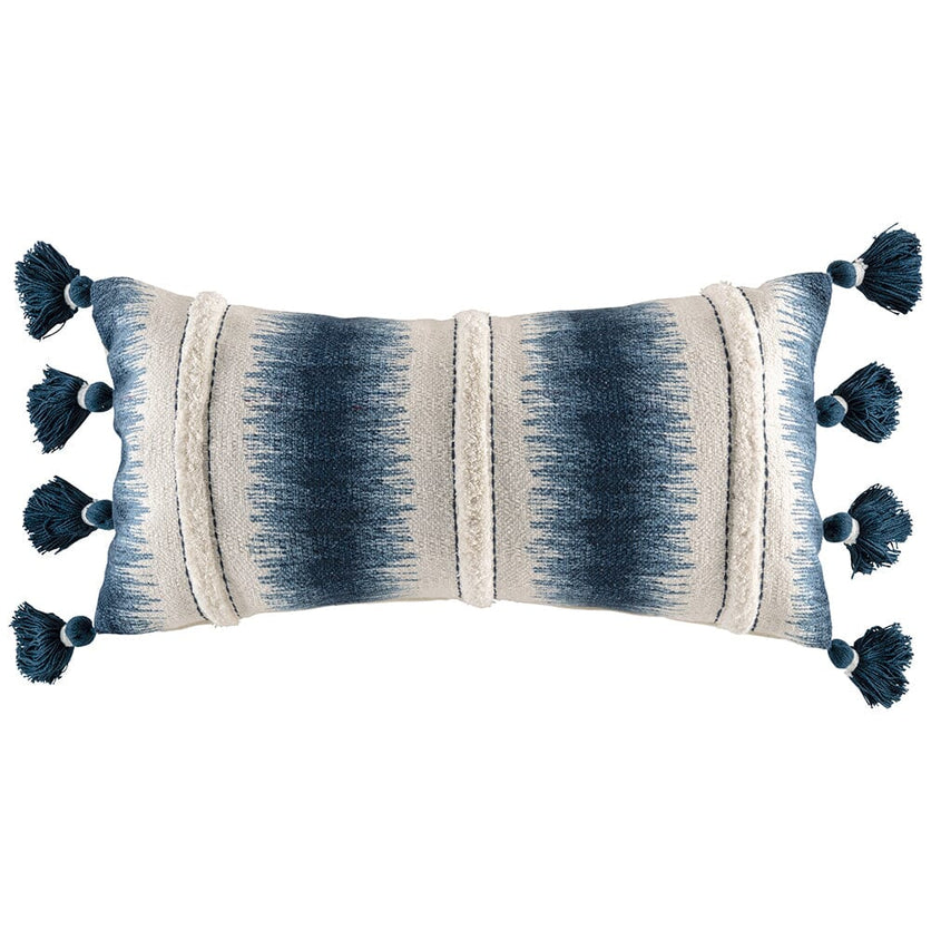 Juliette Cushion CUSHION KAS AUSTRALIA Navy Rectangle 35x70cm