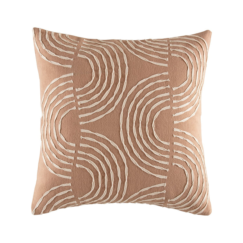 Karlo Cushion Cushion KAS AUSTRALIA Clay Square 50x50cm