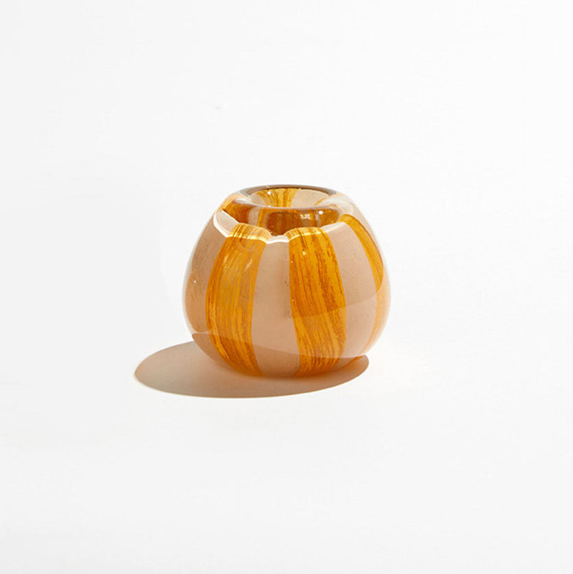 Candy Stripe Candle Holder large