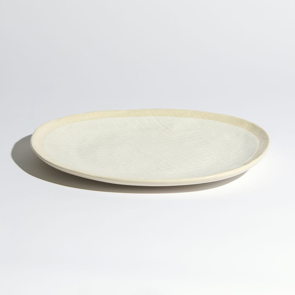 Organic Linen Plate DINNERWARE Ben David by KAS
