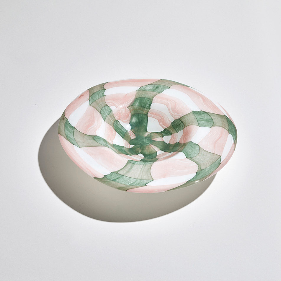Vivid Check Fruit Bowl