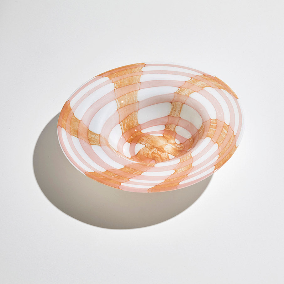 Vivid Check Fruit Bowl