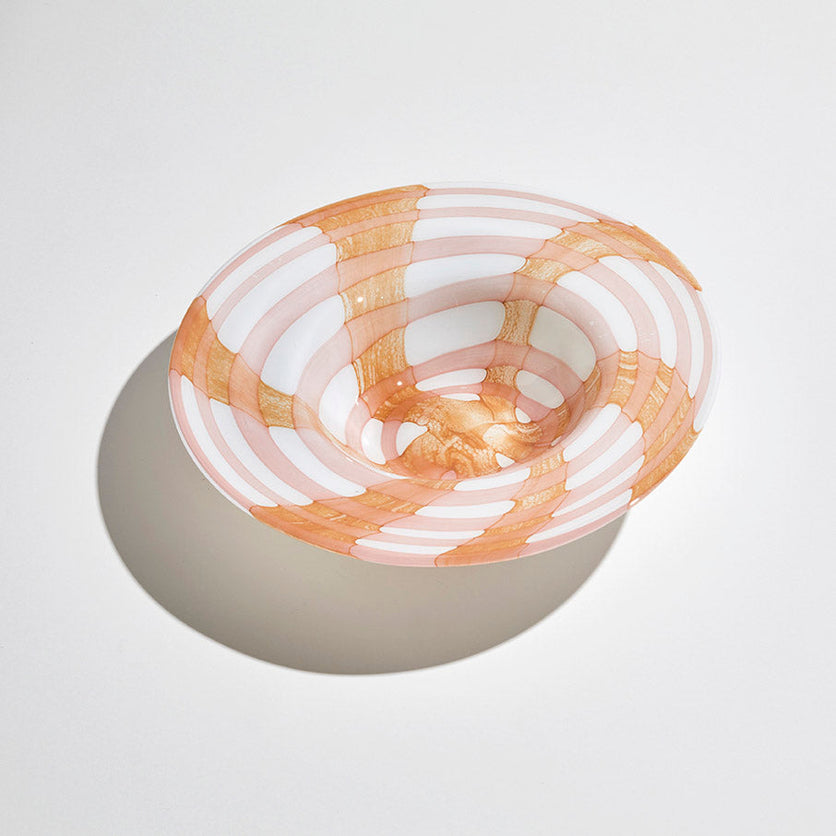 Vivid Check Fruit Bowl
