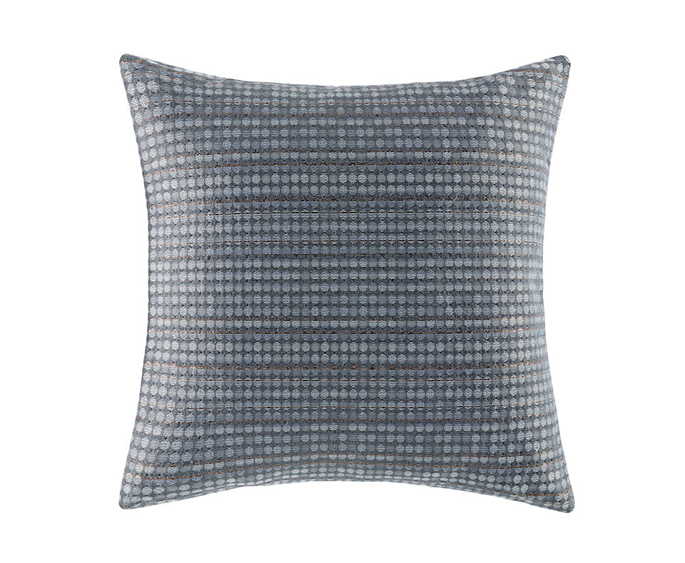 Anwar Euro Pillowcase EURO PILLOWCASE KAS AUSTRALIA Charcoal Square 65x65cm