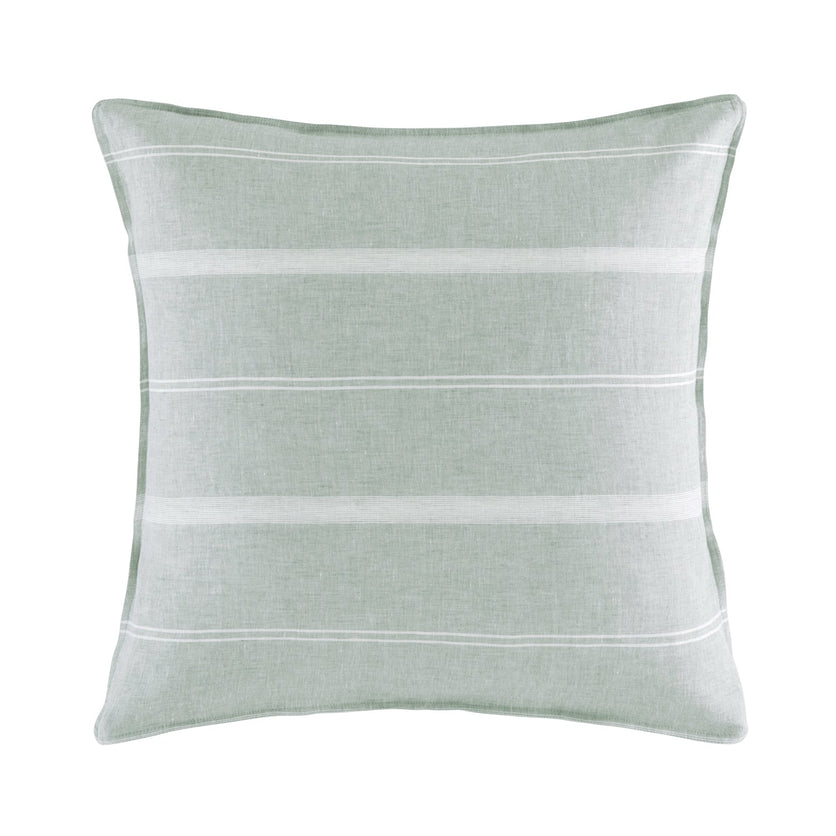 Balmoral Sage Euro Pillowcase EURO PILLOWCASE KAS AUSTRALIA Sage Square 65x65cm