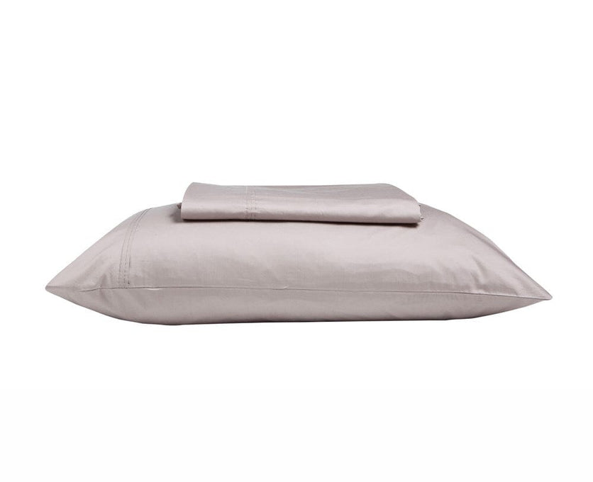 Kas Mocha Sheet Set SHEET SET KAS AUSTRALIA Mocha Superking 203x203x50cm +270x290cm + 2PC 48x73cm