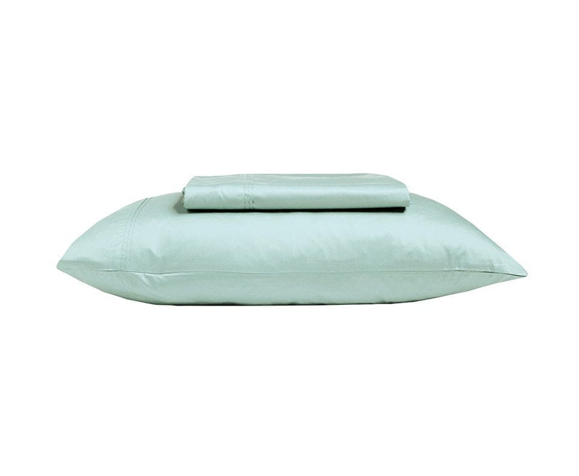 Kas Sage Sheet Set SHEET SET KAS AUSTRALIA Sage Queen 250x274cm + 152x203x50cm + 2pc