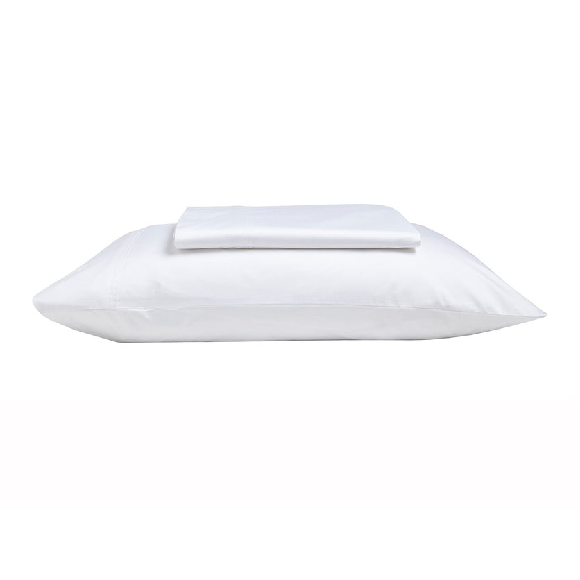 Kas White Sheet Set SHEET SET KAS AUSTRALIA White Superking 203x203x50cm +270x290cm + 2PC 48x73cm