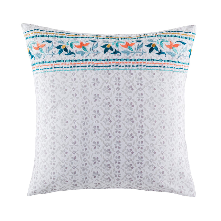 Vernie Euro Pillowcase EURO PILLOWCASE KAS AUSTRALIA Multi Square 65x65cm
